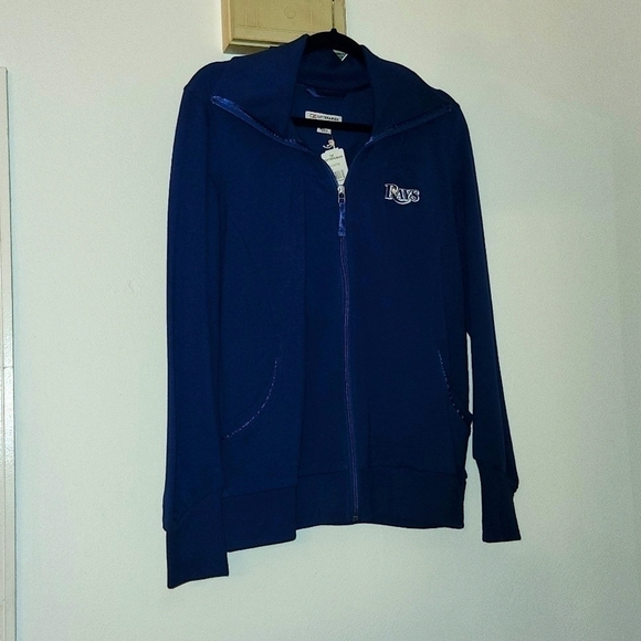 Cutter & Buck Tampa Bay Rays Zip Jacket - Picture 1 of 6